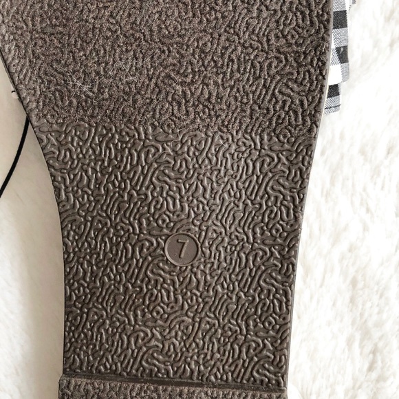 SOLD LOFT Outlet | Gingham Bow Slide Sandals *NWT* - Picture 9 of 11